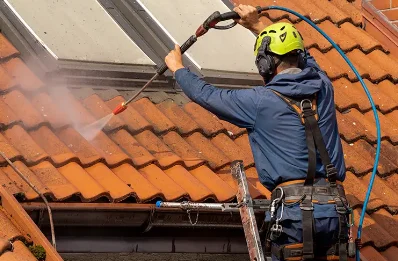 Démoussage et hydrofuge de toiture à Epfig